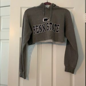 Custom Crop Penn State Hoodie